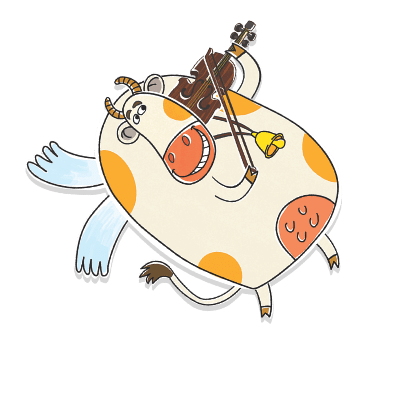 Летающие звери Cow